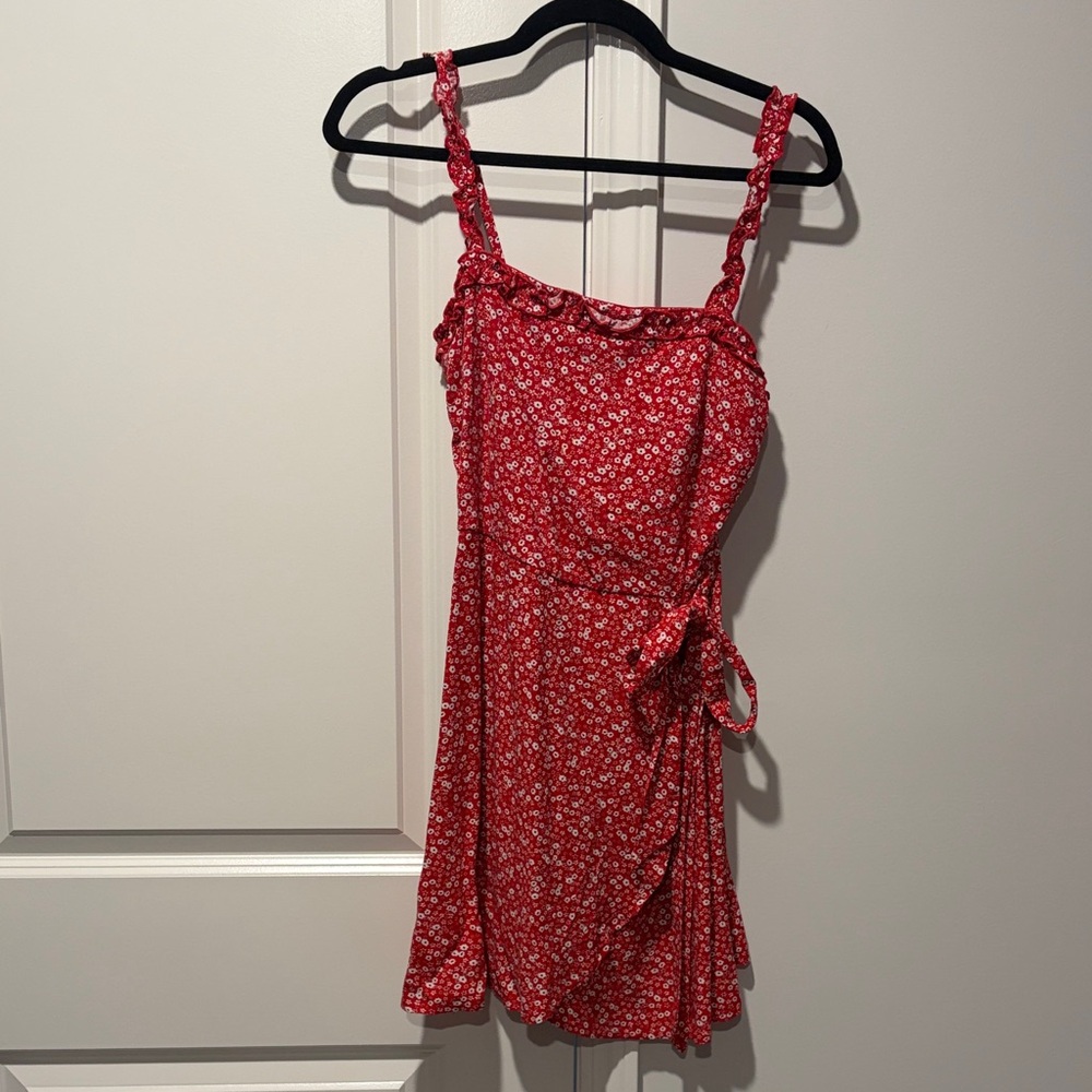 Altar'd State Red Floral Dress